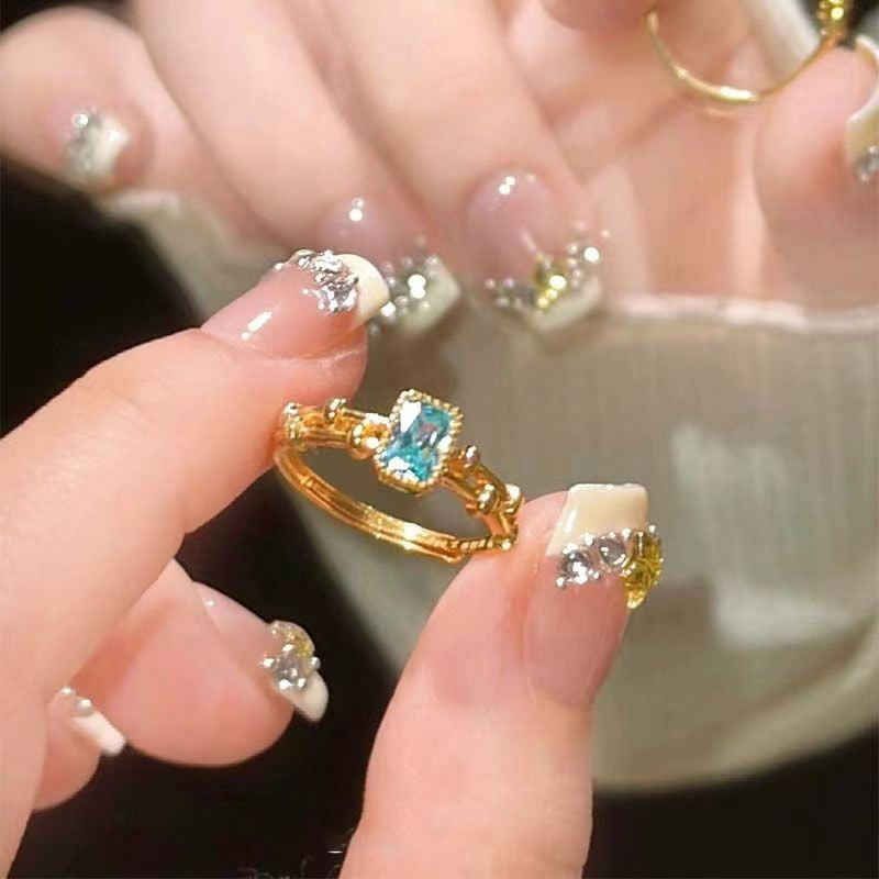 Caribbean Blue Link Ring
